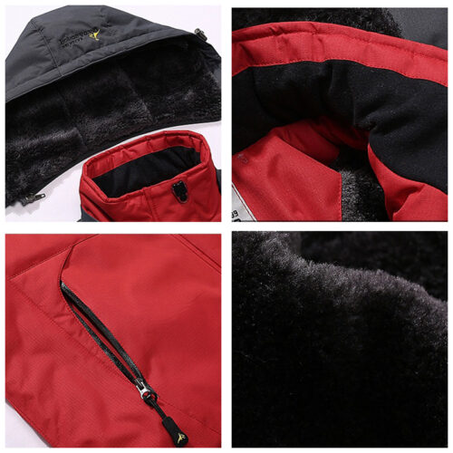 Men Winter Parkas 2021 New Windproof Thick Warm Fleece Jacket Coat Men Autumn Outwear Fashion Outdoor Hooded Casual Parkas Men 6