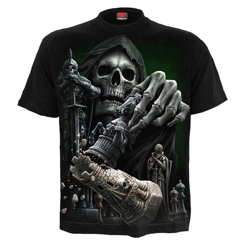 3D Printing Oversized Skull T Shirt For Men Streetwear Hip Hop Trend Oversized Personality Punk Tops Harajuku Leisure Top Tees 5