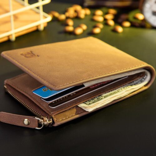 Small Mens Wallet Men Wallets Purse Men Walet Men Purse Mini Slim Vallet Card Holder Thin Money Bag for Men with Coin Pocket 6