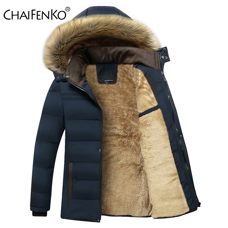 2021 Winter New Warm Thick Fleece Parkas Men Waterproof Hooded Fur Collar Parka Jacket Coat Men Autumn Fashion Casual Parkas Men 1