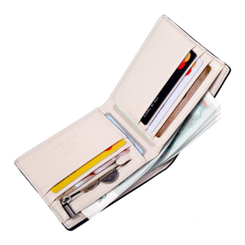 New Men Wallets Fashion Fresh Fishon Designer's Purse Multi Card Position Wallet Men Leather Purse Men Carteira Billetera Hombre 2