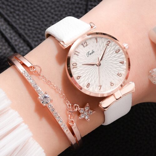 Luxury Women Bracelet Quartz Watches For Women Magnetic Watch Ladies Sports Dress Pink Dial Wrist Watch Clock Relogio Feminino 3