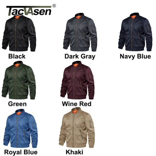 TACVASEN Winter Military Jacket Outwear Mens Cotton Padded Pilot Army Bomber Jacket Coat Casual Baseball Jackets Varsity Jackets 6