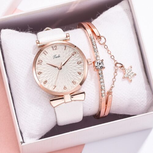 Luxury Women Bracelet Quartz Watches For Women Magnetic Watch Ladies Sports Dress Pink Dial Wrist Watch Clock Relogio Feminino 5