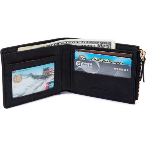 Small Mens Wallet Men Wallets Purse Men Walet Men Purse Mini Slim Vallet Card Holder Thin Money Bag for Men with Coin Pocket 2